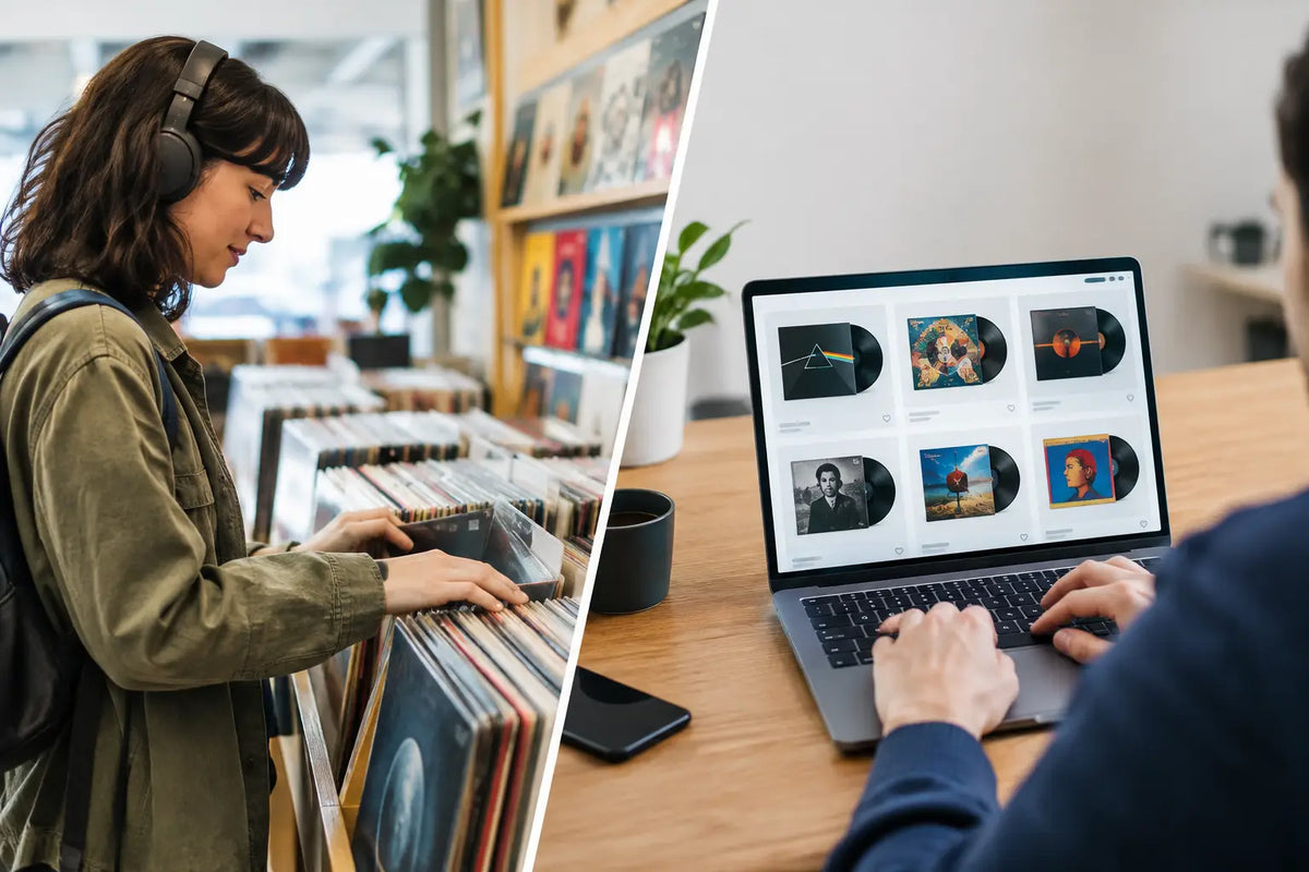 Record Store vs Marketplace Buying, Compared