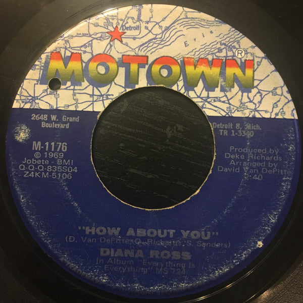 Diana Ross : Remember Me / How About You (7", Single)