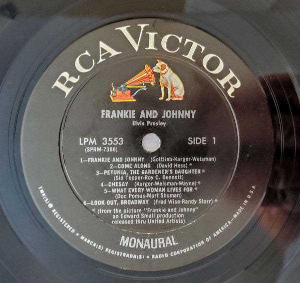 Elvis Presley : Frankie And Johnny (LP, Mono, Roc)