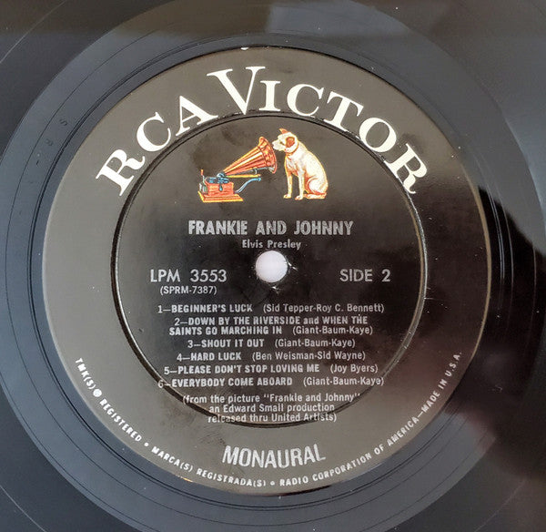 Elvis Presley : Frankie And Johnny (LP, Mono, Roc)