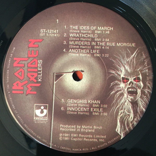 Iron Maiden : Killers (LP, Album, Win)