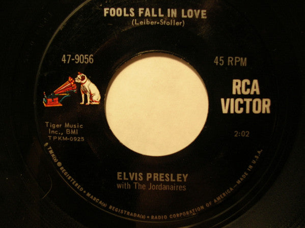 Elvis Presley : Indescribably Blue / Fools Fall In Love (7", Single, Roc)