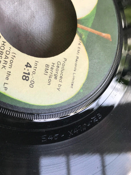 George Harrison : This Guitar (Can't Keep From Crying) / Maya Love (7", Single, Win)