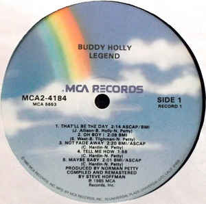 Buddy Holly : Legend (From The Original Master Tapes) (2xLP, Comp)