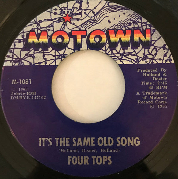 Four Tops : It's The Same Old Song  (7", Single, ARP)