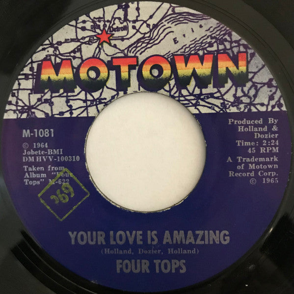 Four Tops : It's The Same Old Song  (7", Single, ARP)
