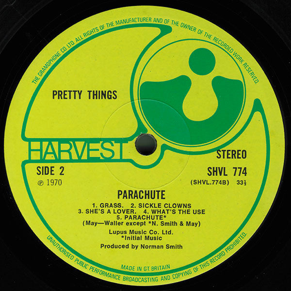 The Pretty Things : Parachute (LP, Album)