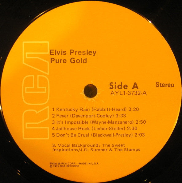 Elvis Presley : Pure Gold (LP, Comp, RE)