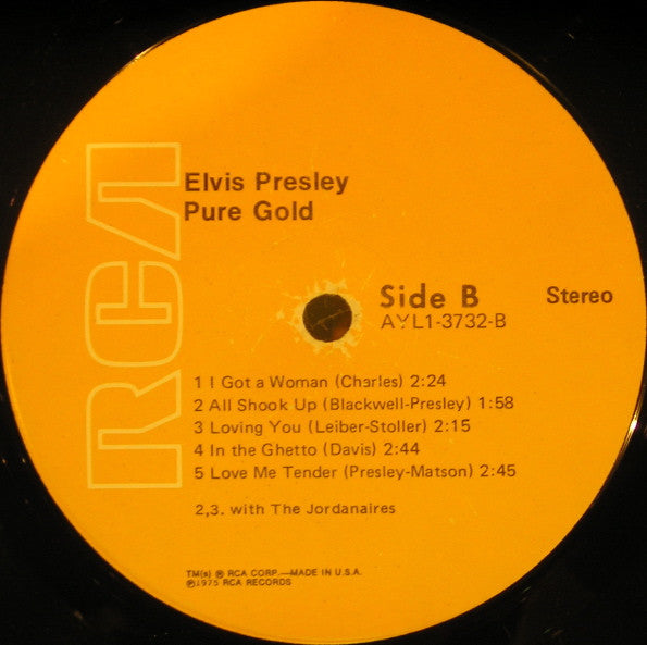 Elvis Presley : Pure Gold (LP, Comp, RE)
