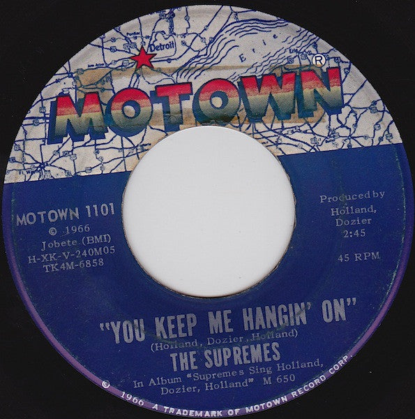 The Supremes : You Keep Me Hangin' On / Remove This Doubt (7", Roc)
