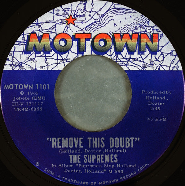 The Supremes : You Keep Me Hangin' On / Remove This Doubt (7", Roc)