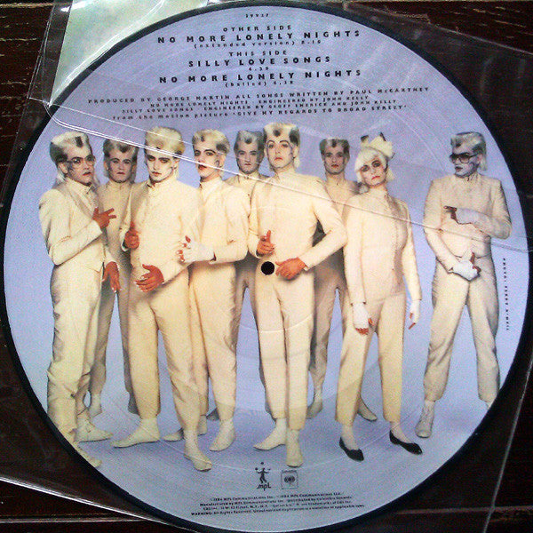 Paul McCartney : No More Lonely Nights (12", Pic)