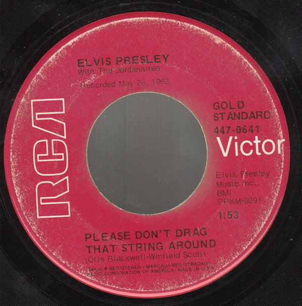 Elvis Presley With The Jordanaires : (You're The) Devil In Disguise (7", Single, RE, Ind)