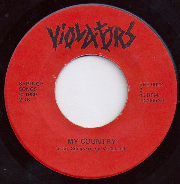 Violators (4) : N.Y. Ripper (7", Single)