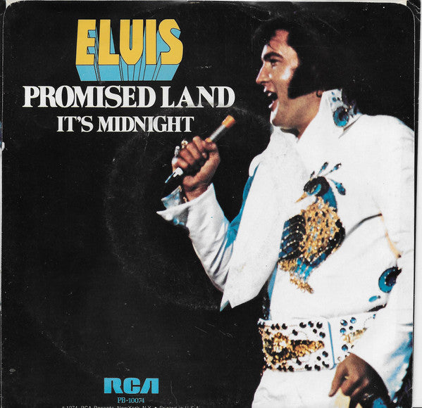 Elvis Presley : It's Midnight / Promised Land (7", Single, Ind)