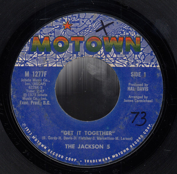 The Jackson 5 : Get It Together (7", Single, Styrene, Mon)