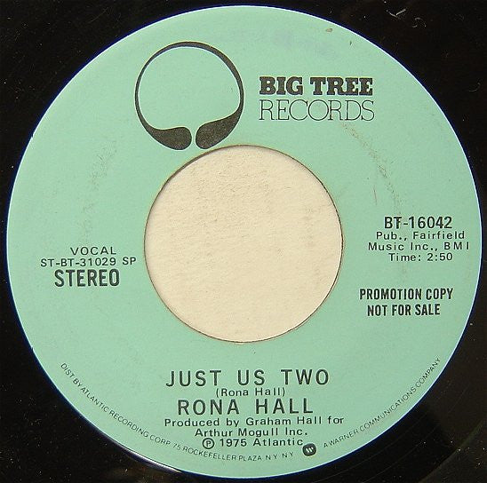 Rona Hall : Just Us Two (7", Promo, Spe)