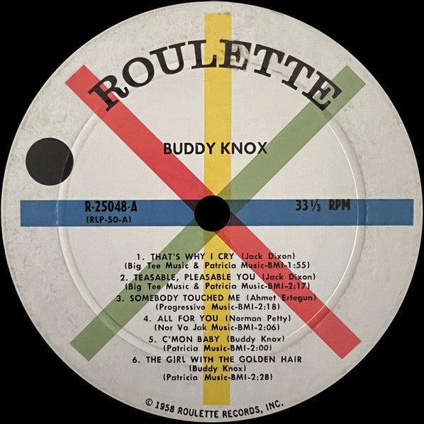 Buddy Knox & Jimmy Bowen : Buddy Knox & Jimmy Bowen (LP, Album, Mono)