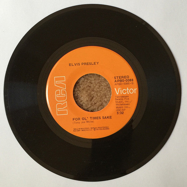 Elvis Presley : Raised On Rock / For Ol' Times Sake (7", Single, Ind)