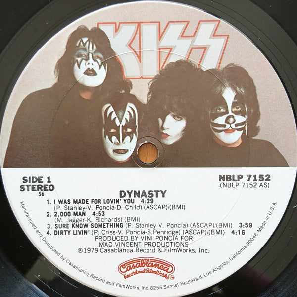 Kiss : Dynasty (LP, Album, 56 )