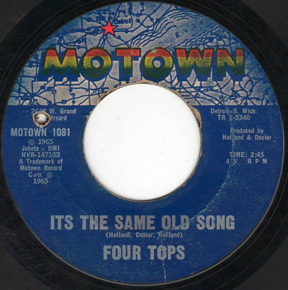 Four Tops : It's The Same Old Song (7", Single, Styrene, Mon)