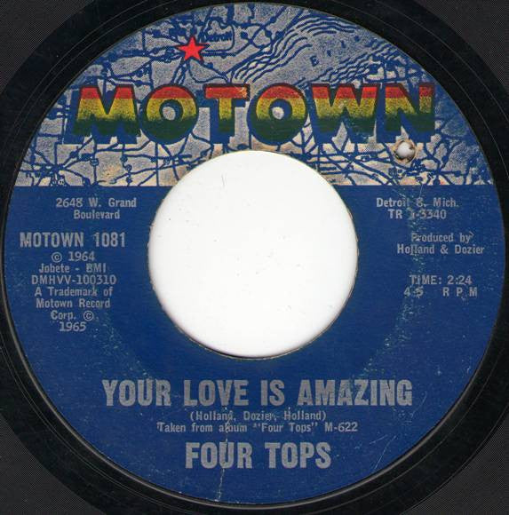 Four Tops : It's The Same Old Song (7", Single, Styrene, Mon)