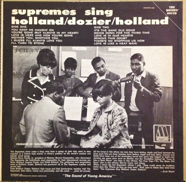 The Supremes : The Supremes Sing Holland•Dozier•Holland (LP, Album, Mono, Roc)