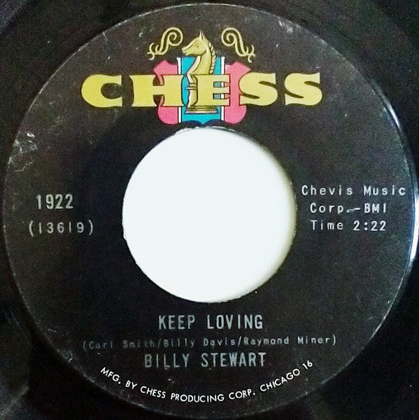 Billy Stewart : I Do Love You / Keep Loving (7", Single)