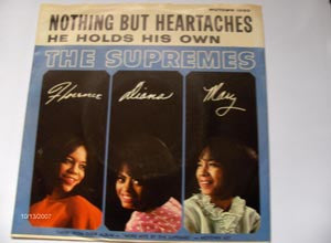 The Supremes : Nothing But Heartaches / He Holds His Own (7", Roc)
