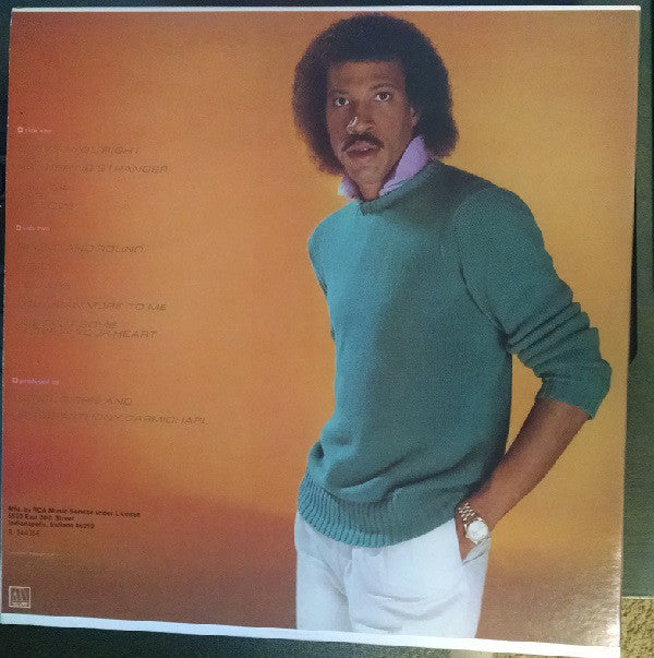 Lionel Richie : Lionel Richie (LP, Album, Club)