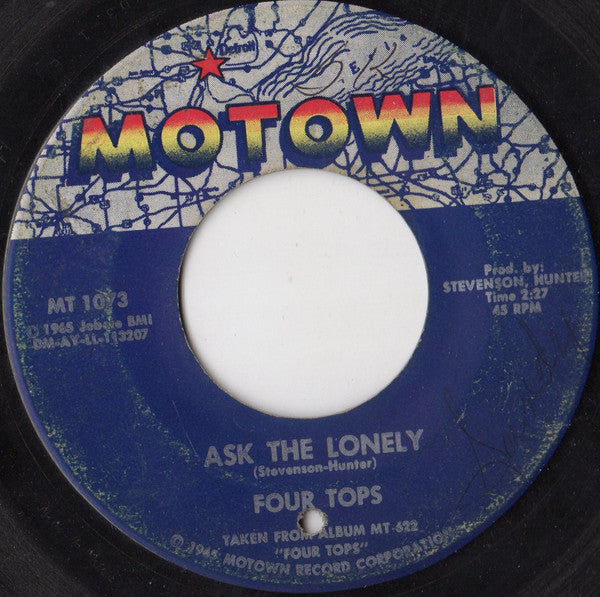 Four Tops : Ask The Lonely  (7", Single)