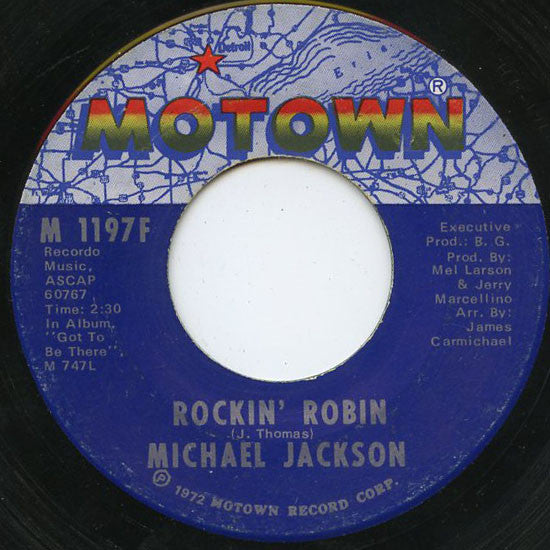 Michael Jackson : Rockin' Robin (7", Single, ARP)