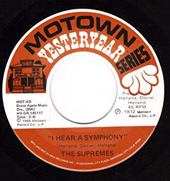 The Supremes : Nothing But Heartaches / I Hear A Symphony (7", Single, RP)