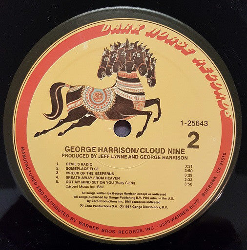 George Harrison : Cloud Nine (LP, Album)