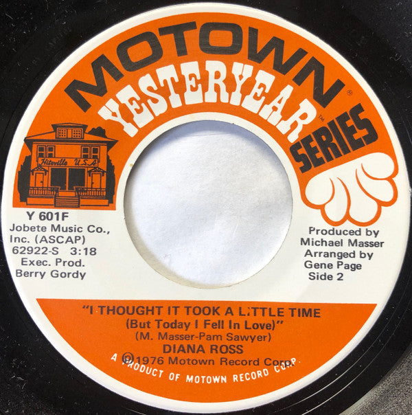 Diana Ross : Theme From Mahogany (Do You Know Where You're Going To) (7", Single, RE)