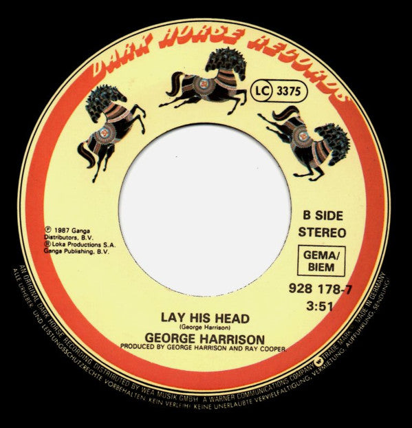 George Harrison : Got My Mind Set On You (7", Single, Als)