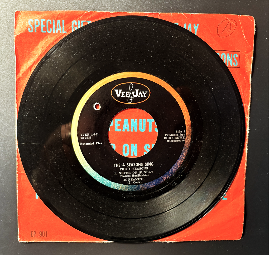 The Four Seasons - 1963 -VJ EP 901 - Special Gift Bonus From Vee Jay w P/S - Nice!