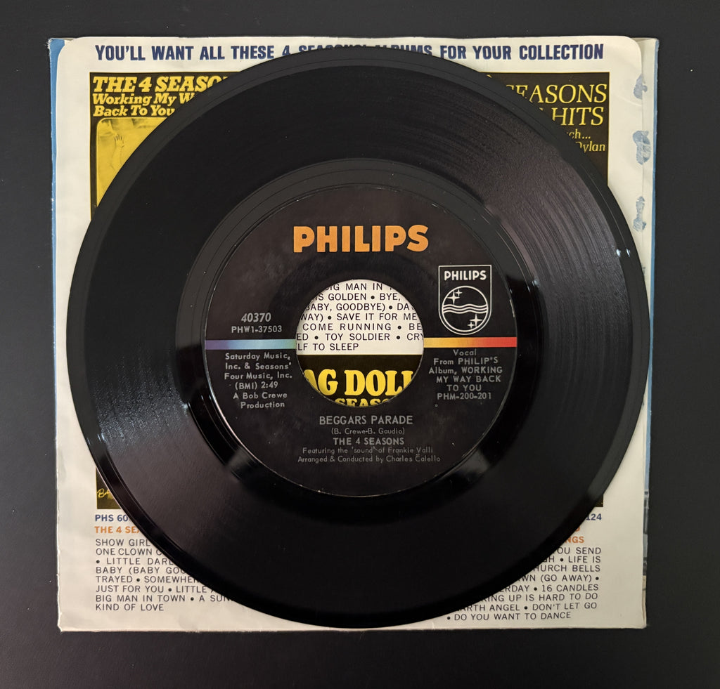 The 4 Seasons ‎– Opus 17 (Don't You Worry 'Bout Me) / Beggars Parade - 45 w\PS