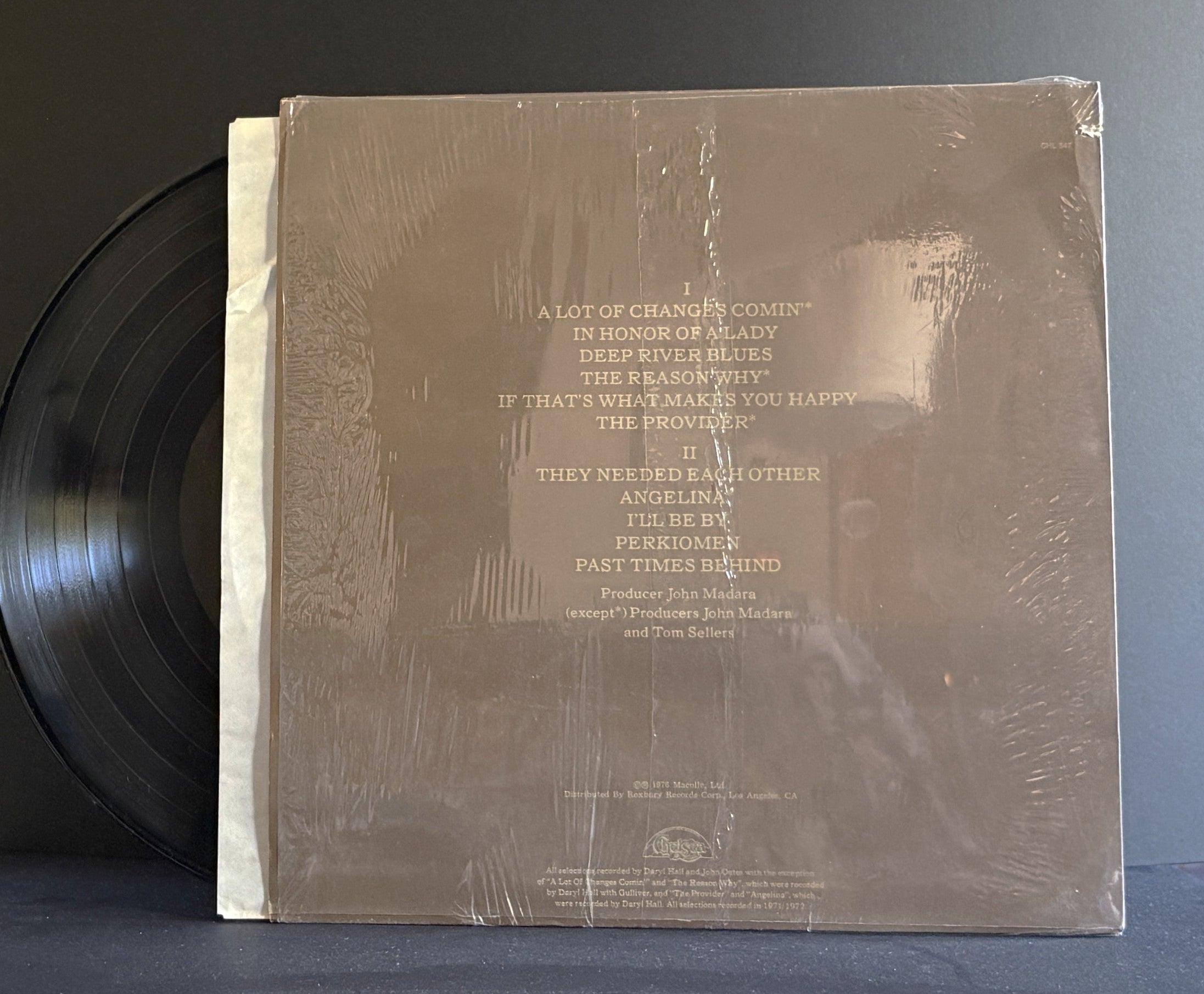 Hall & Oates ‎– Past Times Behind LP - Shrink!