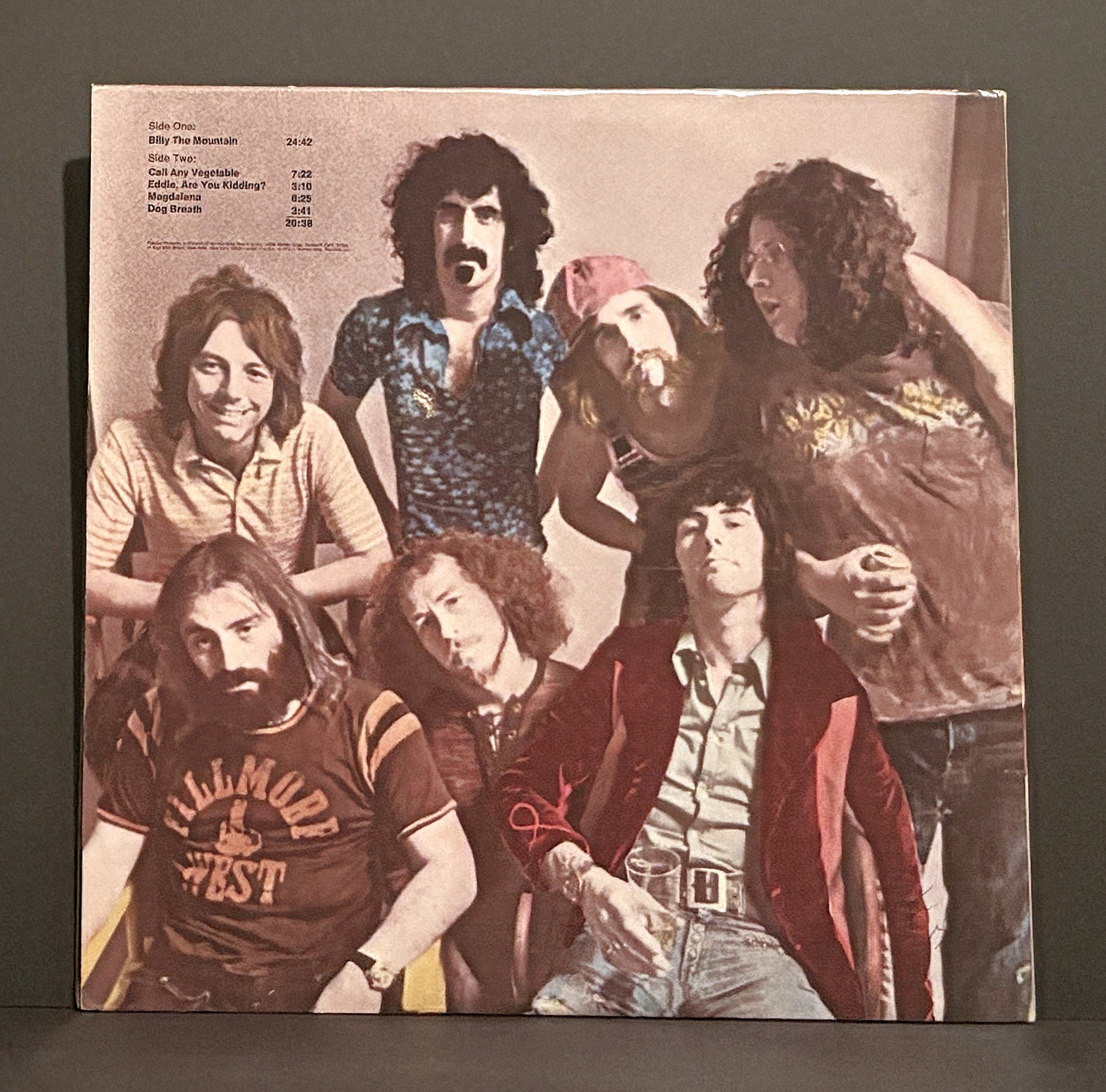 The Mothers ‎Just Another Band From L.A. LP