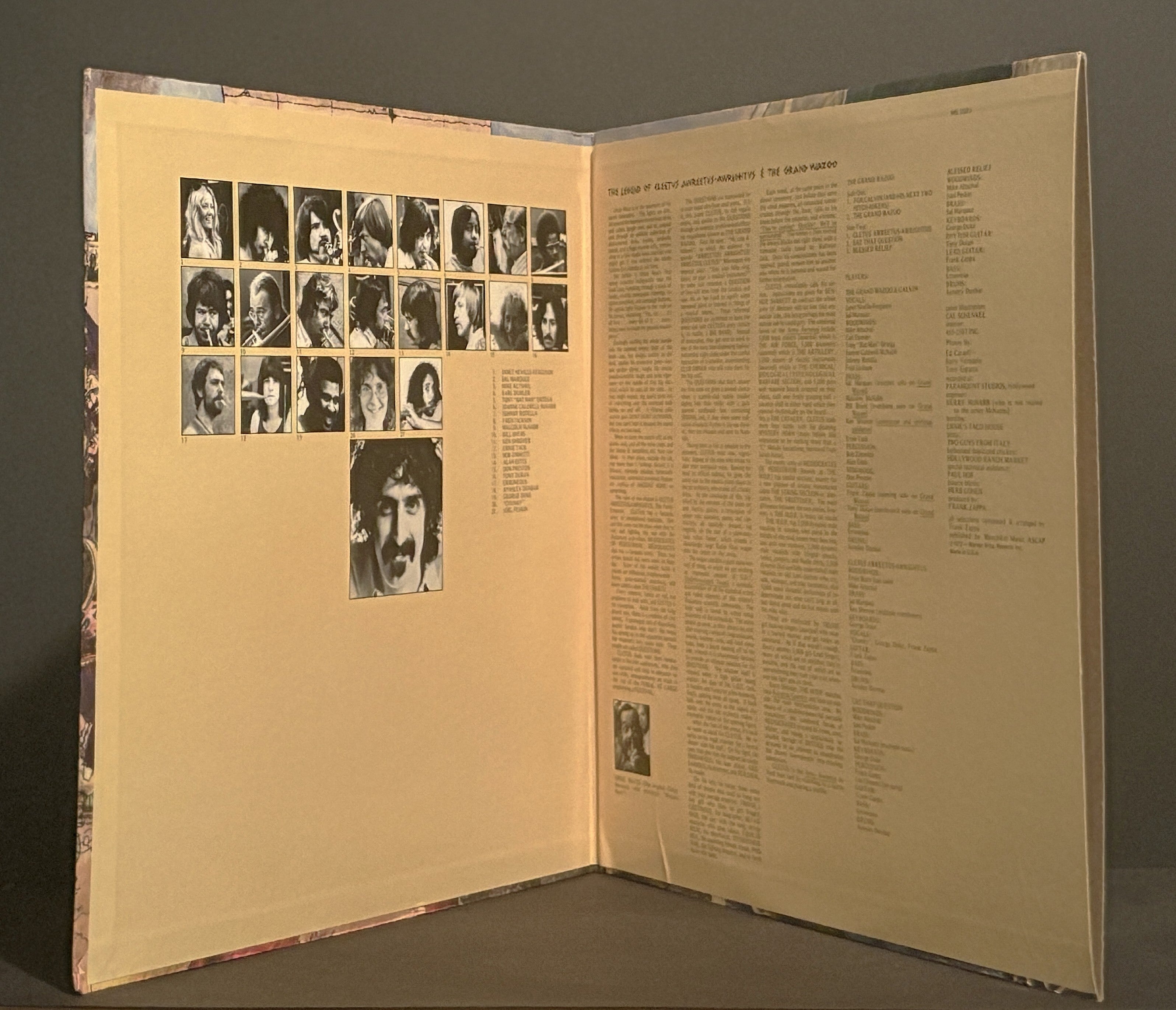 The Mothers ‎– The Grand Wazoo - 1972 - LP