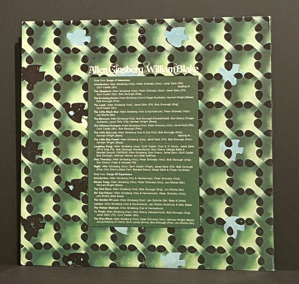 Allen Ginsberg / William Blake ‎– Songs Of Innocence And Experience LP on Verve!