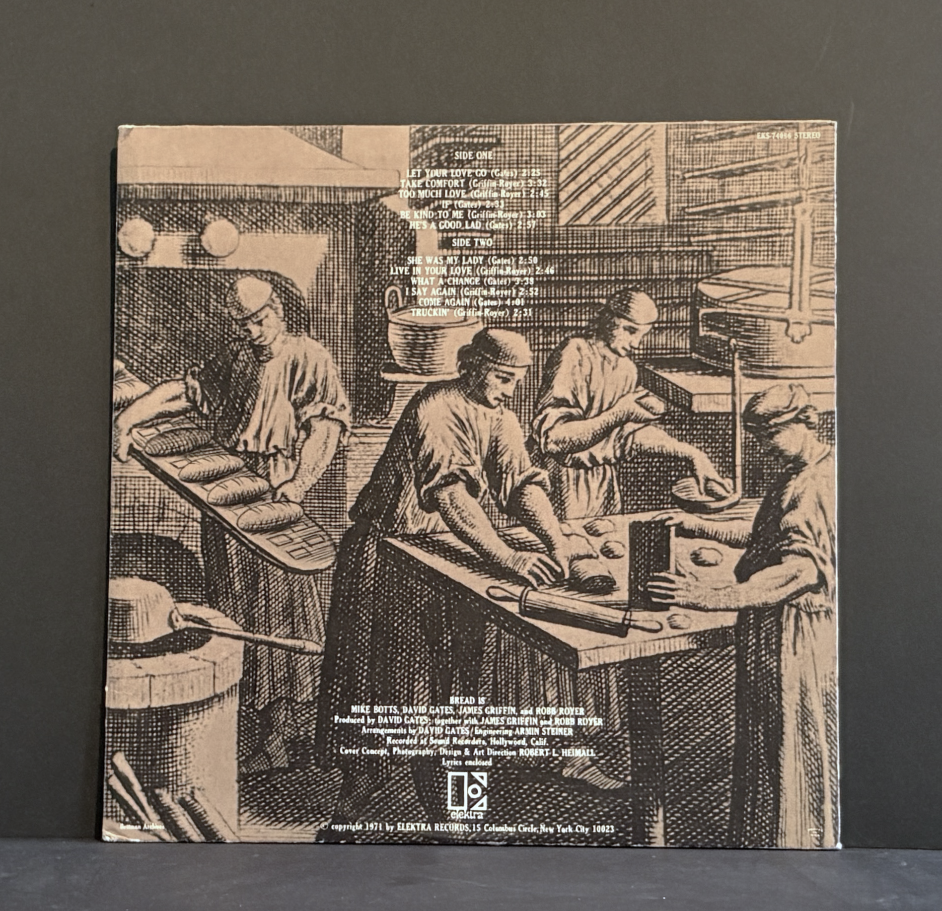 Bread - Manna LP - 1971 - Die-cut Cover!