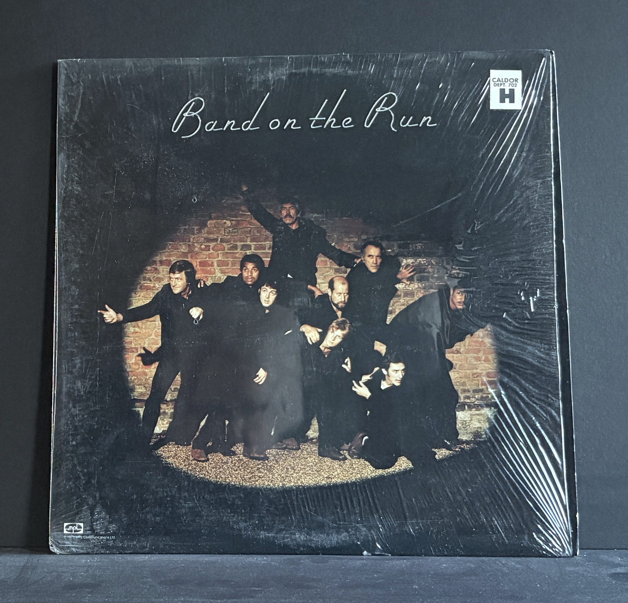 Paul McCartney & Wings - Band of the Run LP - 1980 - Re-issue with MPL on cover - RARE!!