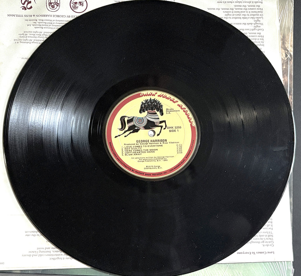 George Harrison - Self-titled - 1979 - RARE RECORD CLUB - Dark Horse- SHRINK!!