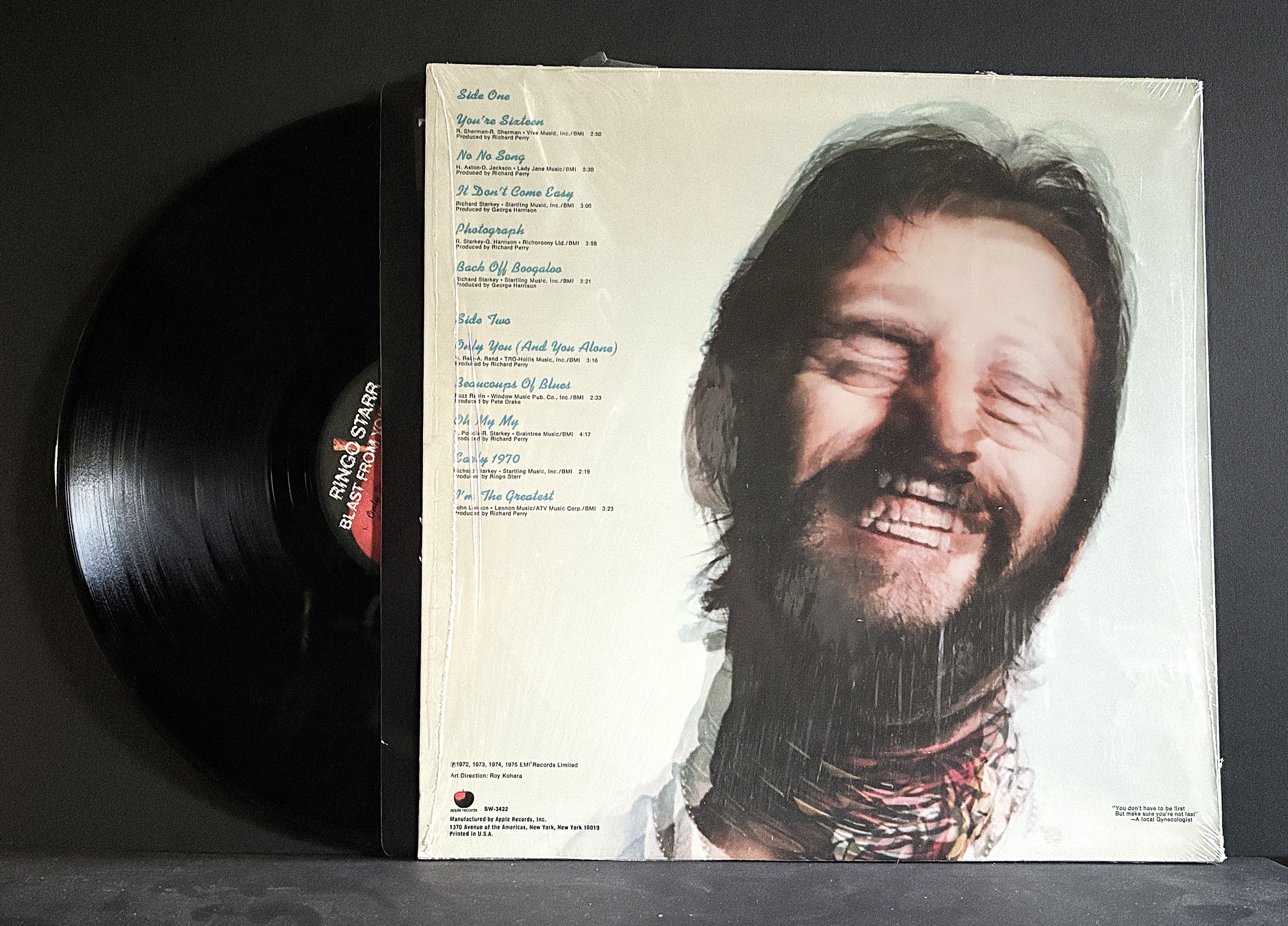 Ringo Starr - Blast From Your Past LP - 1975 - Apple - M-