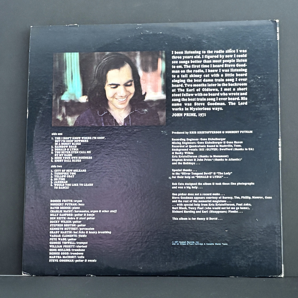 Steve Goodman - Self-titled - 1971 - Original Charisma pressing - NM!