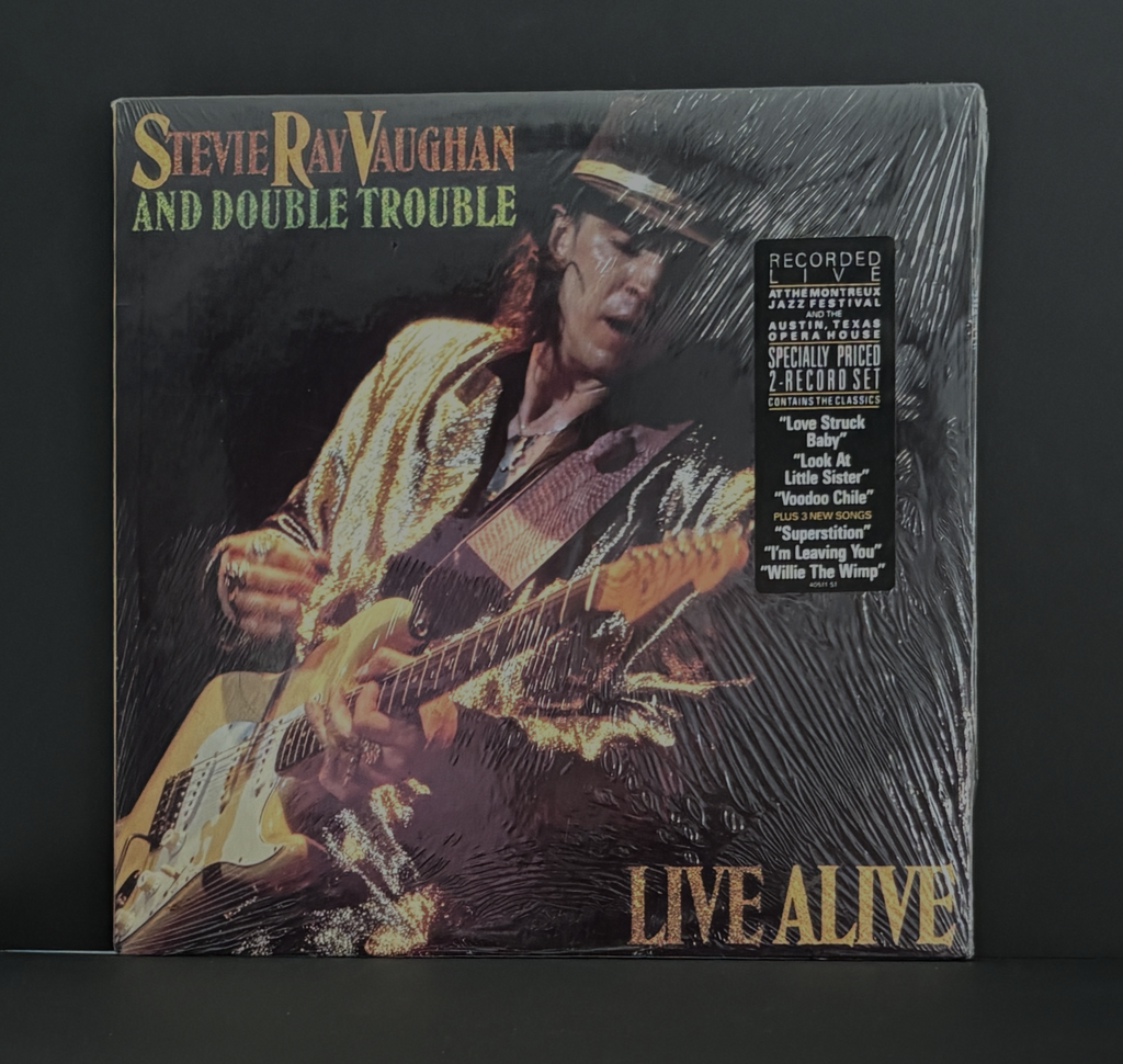 Stevie Ray Vaughan And Double Trouble ‎– Live Alive 2-LP - Original - SEALED!!