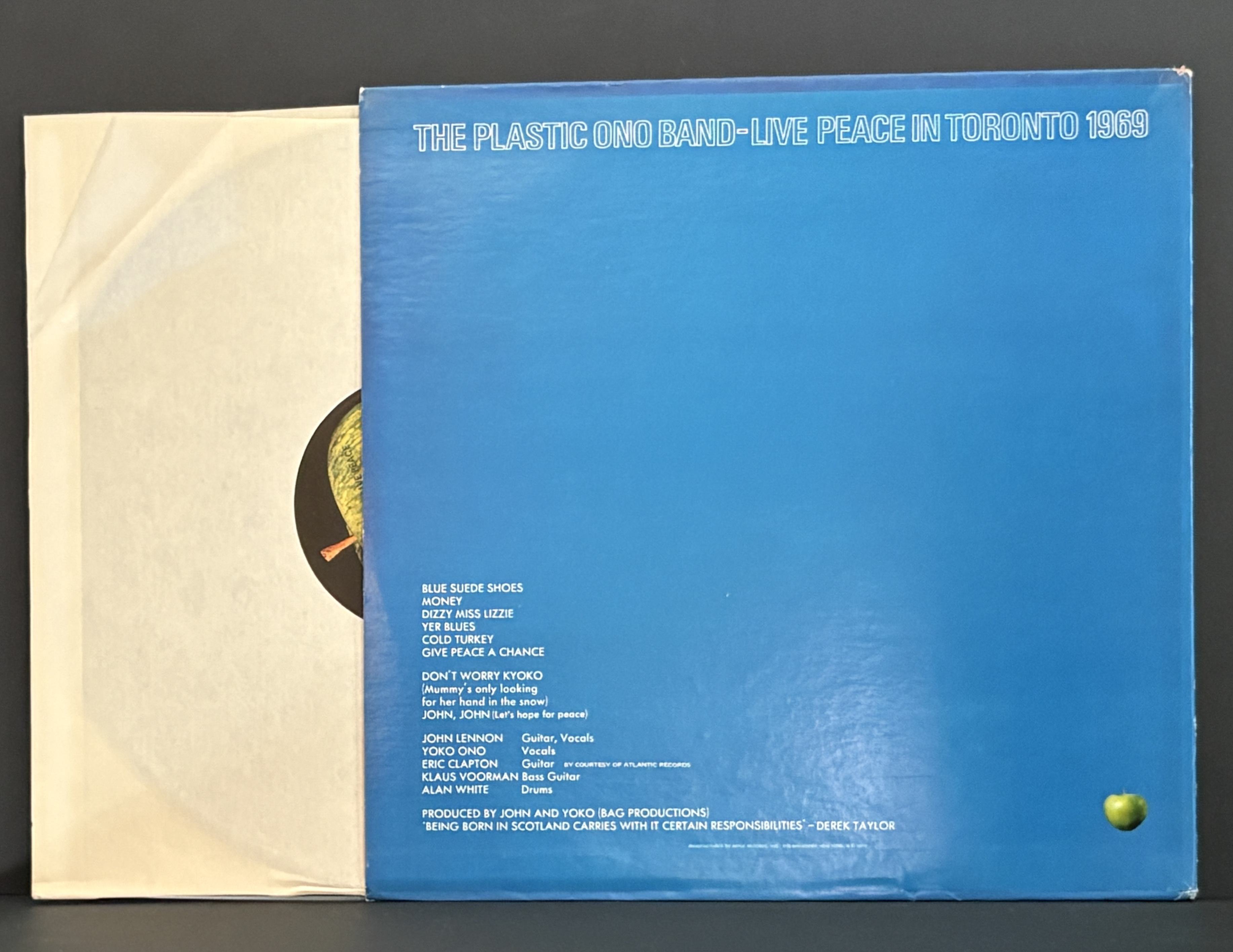 John Lennon Live Peace In Toronto - Apple - 1969 - Rare Capitol Logo!