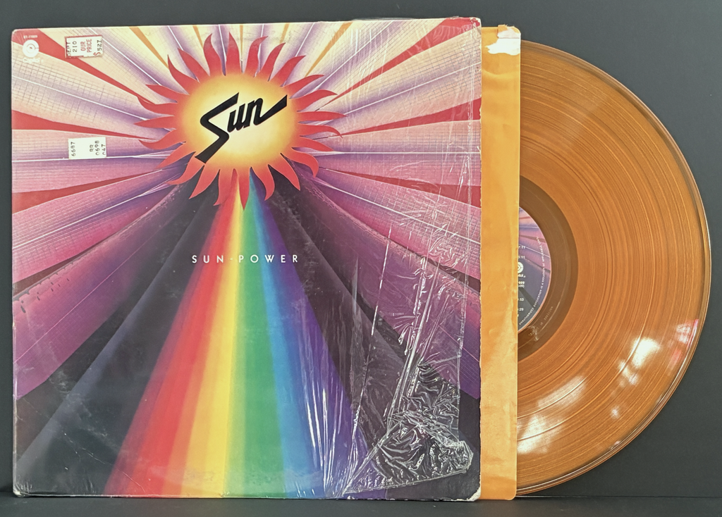 Sun - Sun Power LP - 1977 - Shrink - Orange Vinyl - Great Funk - VG+